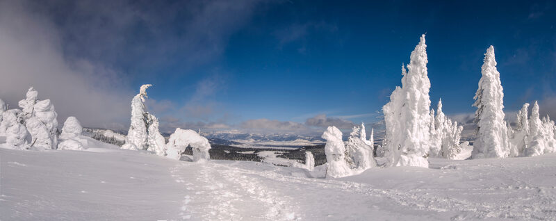 Two Top Mountain snowmobile trail