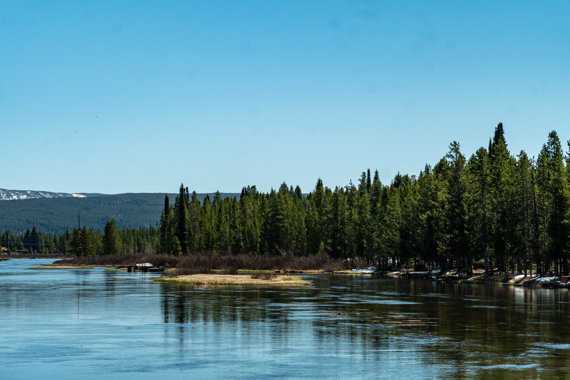 The Henry's Fork river valley near Island Park, Idaho